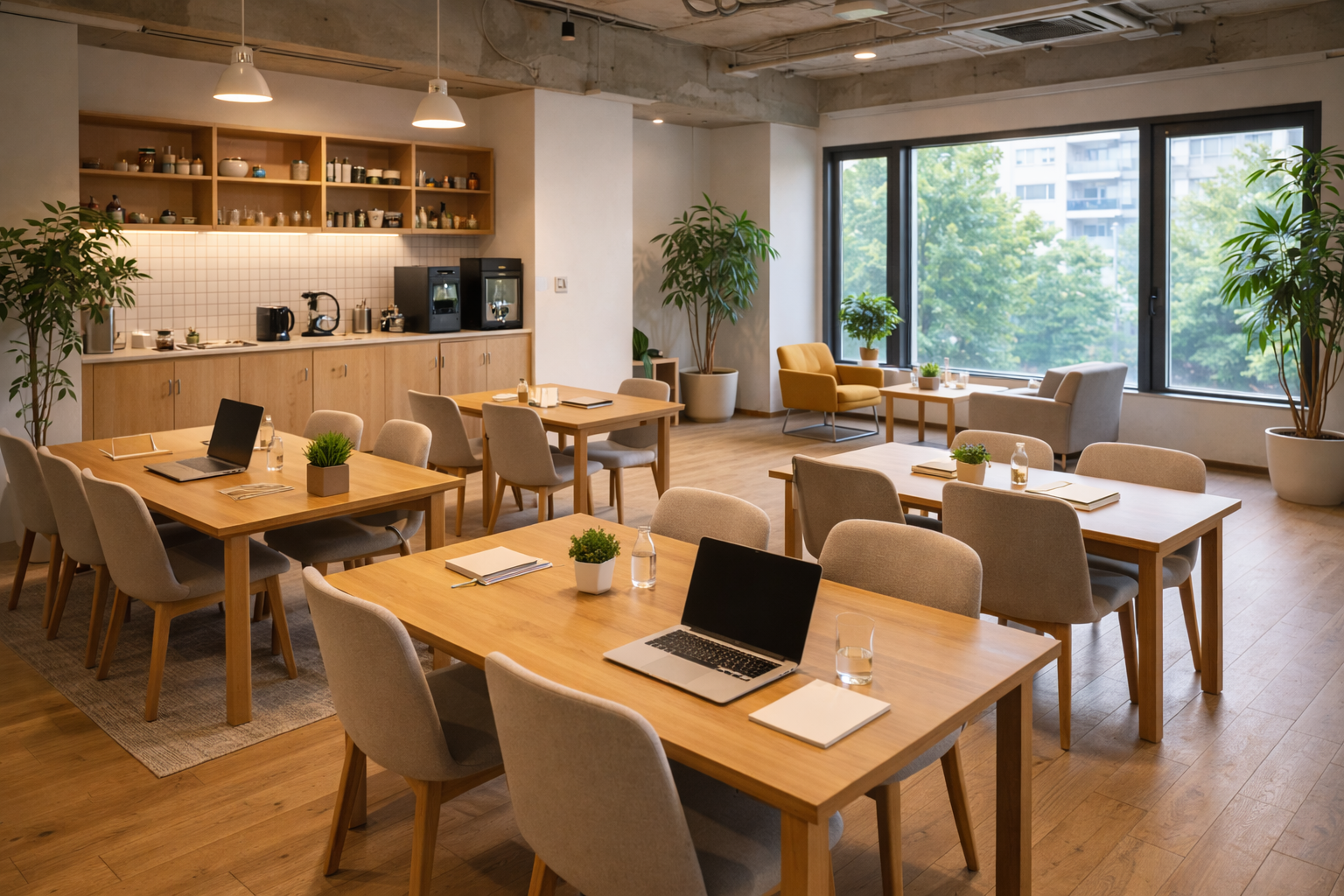 カフェ風オフィス